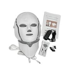 shumee LED fotonska maska za obraz in vrat + elektrostimulacija