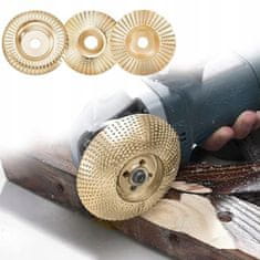 shumee 3x BRUSILNI DISK ZA LES 100 mm 16 mm ABRAZIVNI REZALNIK MALINA