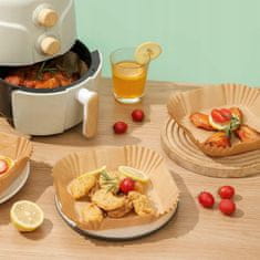 shumee Modelčki iz papirja za peko za cvrtnik AIR fryer, komplet 100 kosov, 20 cm pekačev