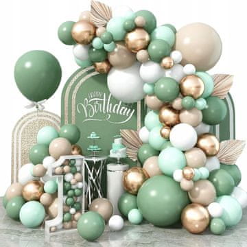 shumee BALONSKA GIRLANDA 117 KOSOV ZA POROKO, ROJSTNI DAN, KRST, LATEKS BALONI