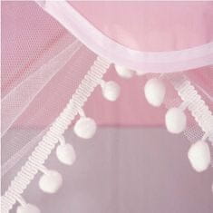 shumee OTROŠKA HIŠICA ŠOTOR GRAD PALAČA ZA SOBO VRTNA HIŠICA + ROZA LED LUČKE