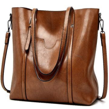 shumee Prostorna ženska usnjena torba, urbana torbica