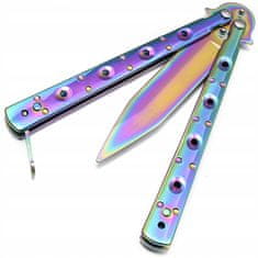 shumee ZLOŽLJIVI TRENING NOŽ BUTTERFLY BLUNTH BALISONG
