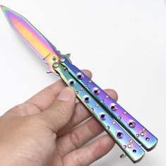 shumee ZLOŽLJIVI TRENING NOŽ BUTTERFLY BLUNTH BALISONG