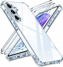shumee PROZORNO OJAČANO ZAŠČITNO OVITJE ZA SAMSUNG A55 5G + 3X STEKLO