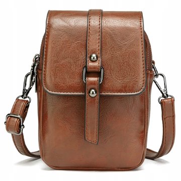 shumee ŽENSKA USNJENA TORBA ZA NOŠENJE ČEZ PAS