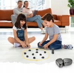 shumee MAGNETNA ŠAHOVSKA IGRA IZOBRAŽEVALNA 30 MAGNETNIH KAMNOV + 2-v-1 PLOŠČA