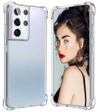 shumee OJAČAN SILIKONSKI OVITEK ZA SAMSUNG S21 ULTRA
