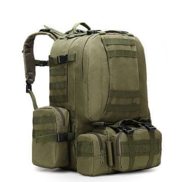 shumee VOJAŠKI TAKTIČNI NAHRBTNIK VELIK 50L VOJAŠKI 4v1