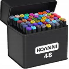 shumee KOANNI DVOSTRANSKI ALKOHOLNI MARKERJI 48 KOSOV + ETUI