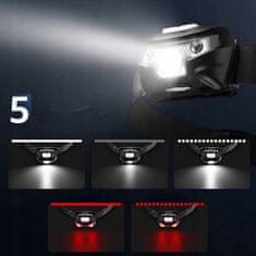 shumee NAGLAVNA SVETILKA NA BATERIJO LED SVETILKA S 5 NAČINI + USB KABEL