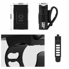shumee MOČNA LED KOLESARSKA LUČ ACU USB SPREDNJE + ZADNJE LUČI