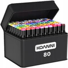 shumee KOANNI DVOSTRANSKI ALKOHOLNI MARKERJI 80 KOSOV + ETUI