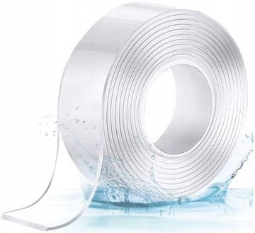 shumee NANO VEČKRAT UPORABLJIV DVOSTRANSKI LEPILNI TRAK 500 cm