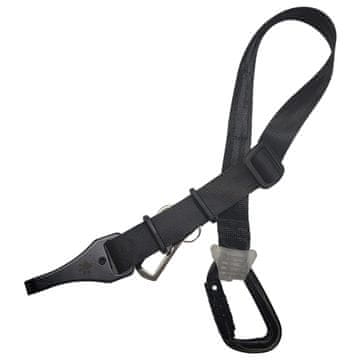 shumee JoQu Isofix Duo kratek avtosedež za pse, črne barve