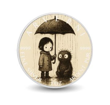 shumee Skupno zavetje - Šepet prijaznosti, barvni srebrnik, 1 oz