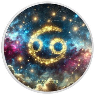 shumee Zodiakalni znaki - Rak, srebrni kovanec za 1 oz