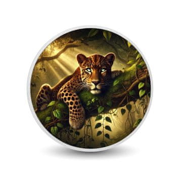 shumee Srebrni kovanec Smaragdne oči džungle