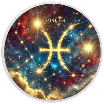 shumee Srebrni kovanec za 1 oz z znaki zodiaka - Ribi