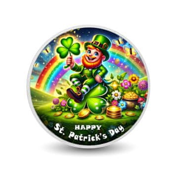 shumee Srečni škrat v mavričnem deteljnem vrtu, barvni kovanec za 1 oz