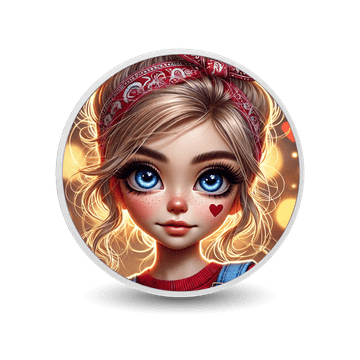 shumee Srebrni kovanec Iskra srca 1 oz