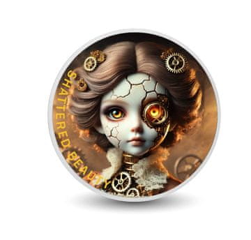 shumee Razbita lepotica: Mehansko srce v barvi srebra 1 oz