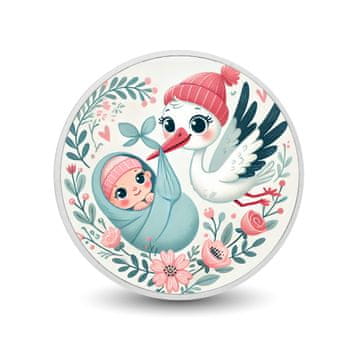 shumee Štorkljin mali čudež, srebrni kovanec, 1 oz