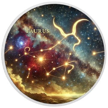 shumee Zodiakalni znaki - Bik, srebrni kovanec za 1 oz