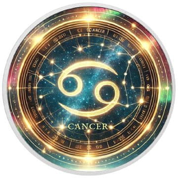 shumee Srebrni kovanec z znaki zodiaka - Rak, 1 oz