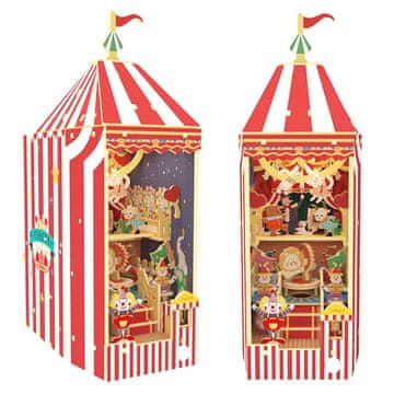 shumee Knjiga Nook Miniaturna hiša - Veseli cirkus