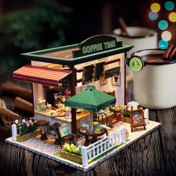 shumee Miniaturna hiša - čas za kavo