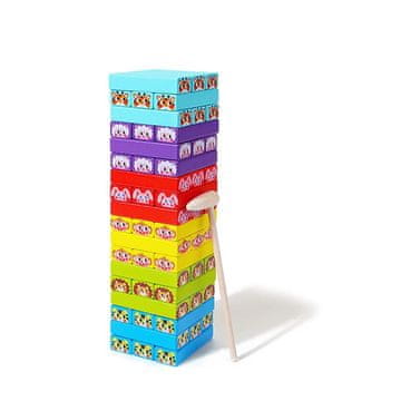 shumee Lesena sestavljanka - pisana Jenga