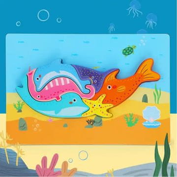 shumee Lesena sestavljanka - Delfin