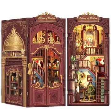 shumee Miniaturna hiša Book Nook - Knjižnica modrosti* - CuteBee