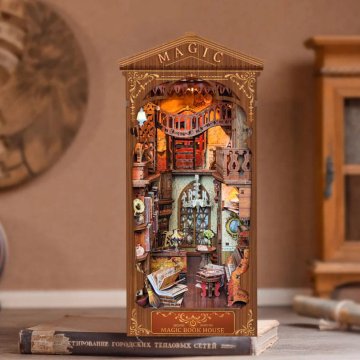 Miniaturna hišica Book Nook - Čarovniška zapuščina