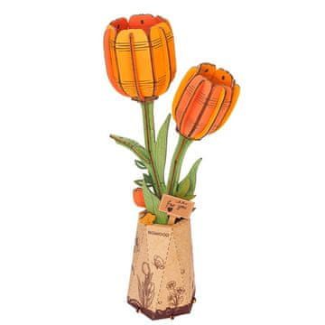 shumee Oranžni tulipan DIY - Rože Robotime
