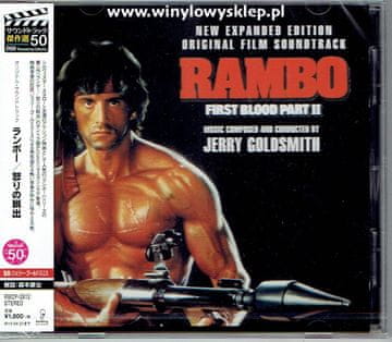 shumee Rambo First Blood avtorja Jerryja Goldsmitha, razširjena izdaja JAPONSKA CD RBCP2812