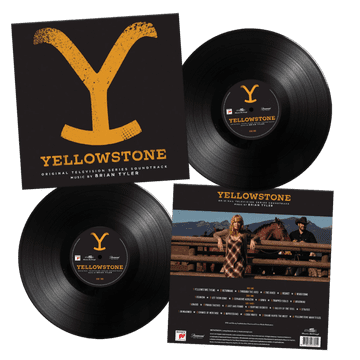 shumee BRIAN TYLER Yellowstone BLACK 2xLP