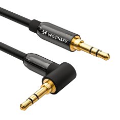 shumee Wozinsky AUX kabel kotni (moški-moški) Mini Jack kabel 2m črn
