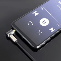 shumee Wozinsky AUX kabel kotni (moški-moški) Mini Jack kabel 2m črn