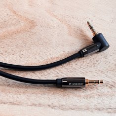 shumee Wozinsky AUX kabel kotni (moški-moški) Mini Jack kabel 2m črn