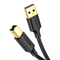 shumee Ugreen tiskalniški kabel USB-A - USB-B 480Mb/s 5m črn (US135)