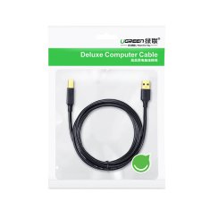 shumee Ugreen tiskalniški kabel USB-A - USB-B 480Mb/s 5m črn (US135)