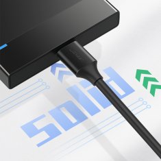 shumee Ugreen US130 10841 USB-A 3.0 - mikro USB-B kabel 1m - črn