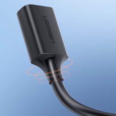 shumee Ugreen podaljšek USB-A (moški) - USB-A (ženski) USB 3.0 5Gb/s 0,5m črn (US129)