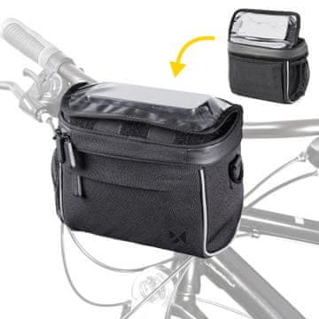 shumee Wozinsky Handlebar Bag Bike Shoulder Bag Črna (WBHBB-01)
