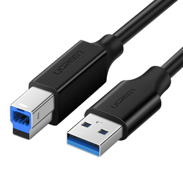 shumee Ugreen US210 10372 tiskalniški kabel USB-A 3.0 / USB-B 5Gbps 2m - črn