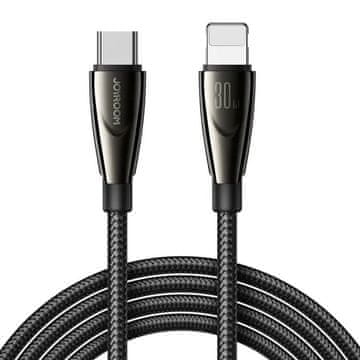 shumee Joyroom Pioneer Series SA31-CL3 USB-C / Lightning 30W 1,2 m kabel - črn