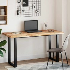 Vidaxl Kopalniški pult oljni premaz 120x60x4 cm trden akacijev les