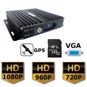 shumee Mobilni DVR AHD 1080P 4-pin VGA SD GPS